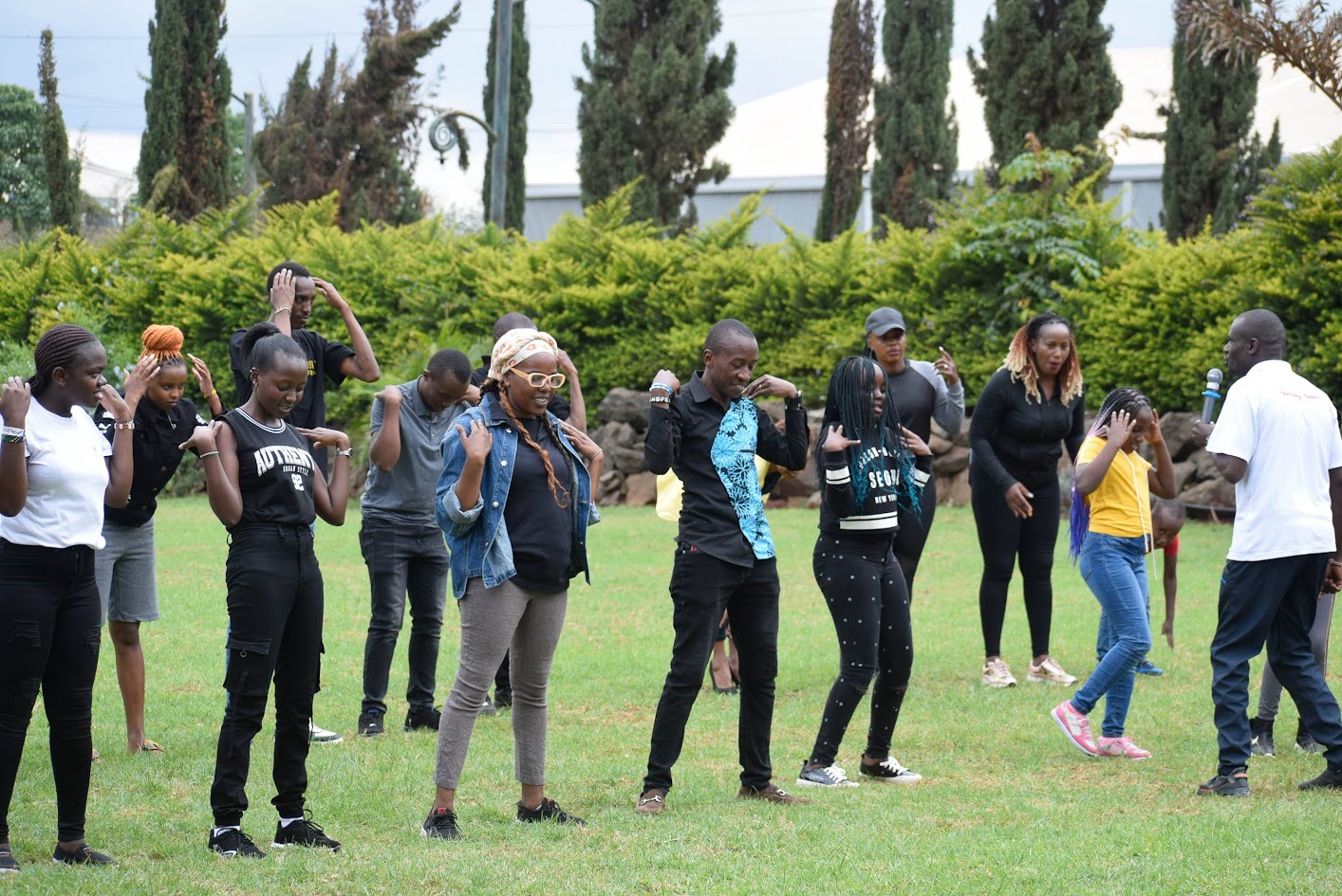 Group games at the Family Fun Day